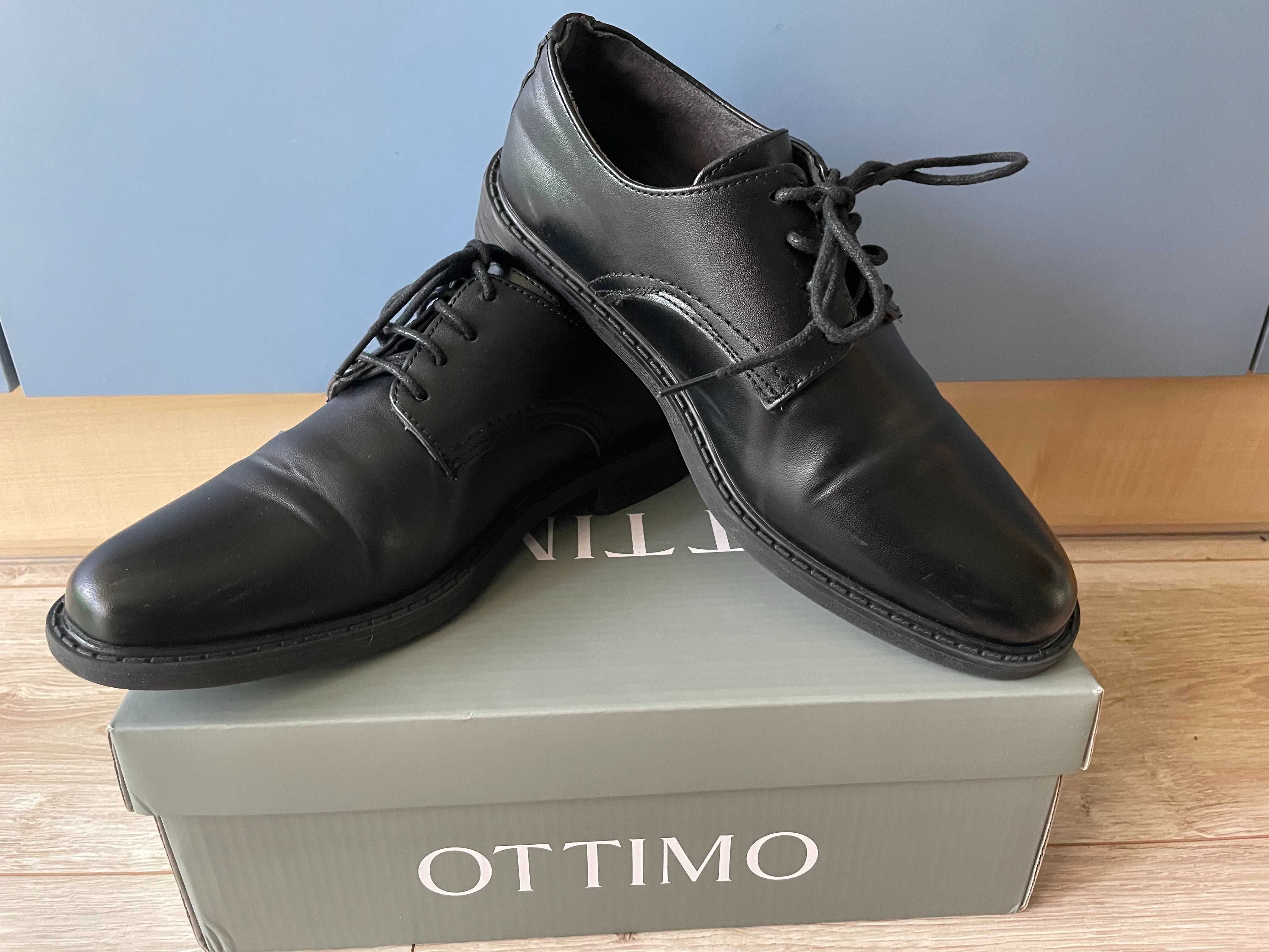 Buty Ottimo 36 komunijne wizytowe eleganckie czarne