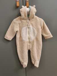 Śpiworek 74 zimowy ciepły dziecięcy niemowlęcy miś kombinezon kurtka