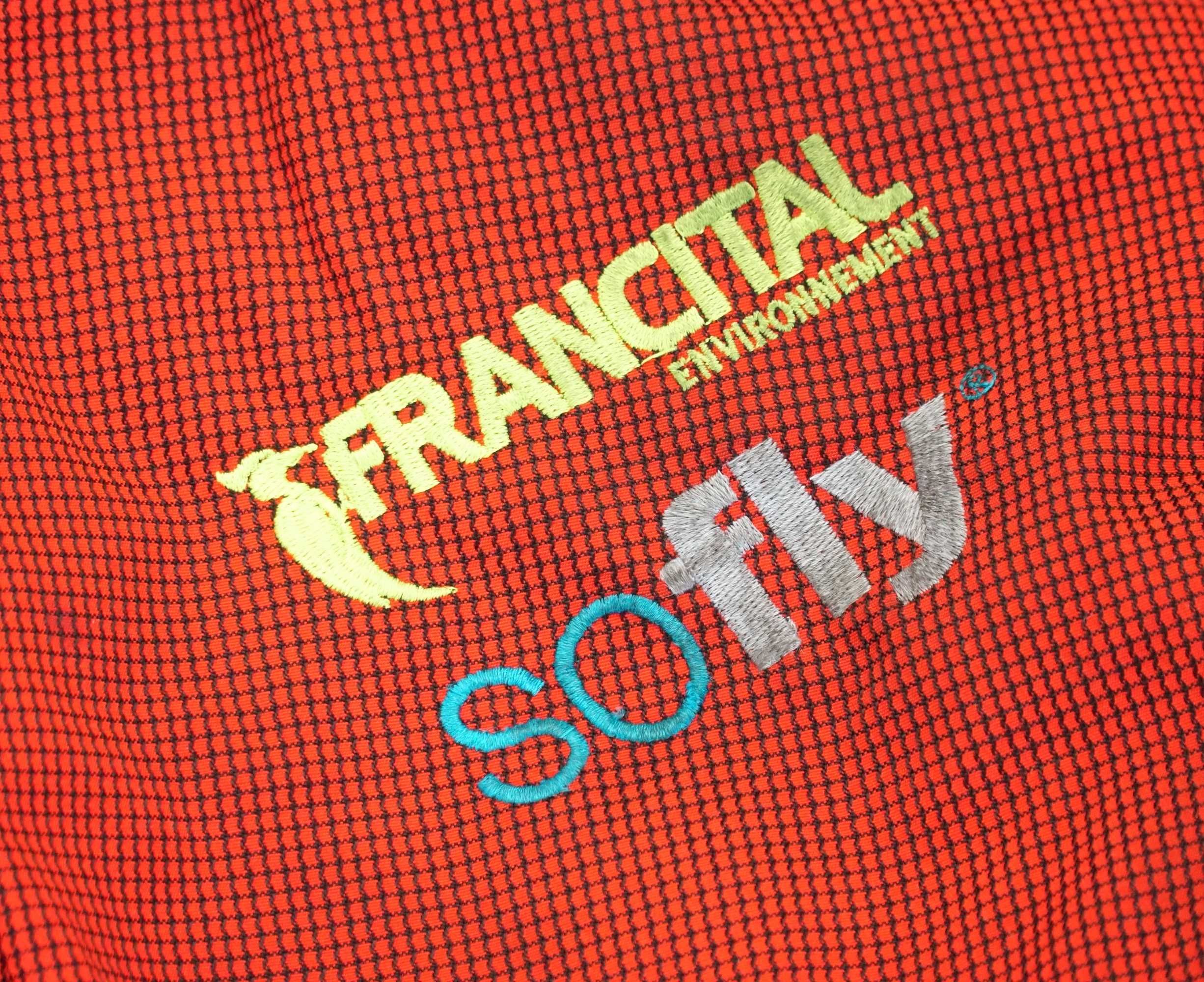 Spodnie antyprzecięciowe FRANCITAL Sestriere Pro (M czerwone, Cordura)