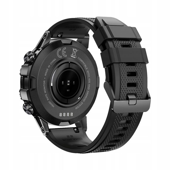 Smartwatch Zegarek Męski Sport Rozmowy Polskie Menu Aplikacja Duża Bat