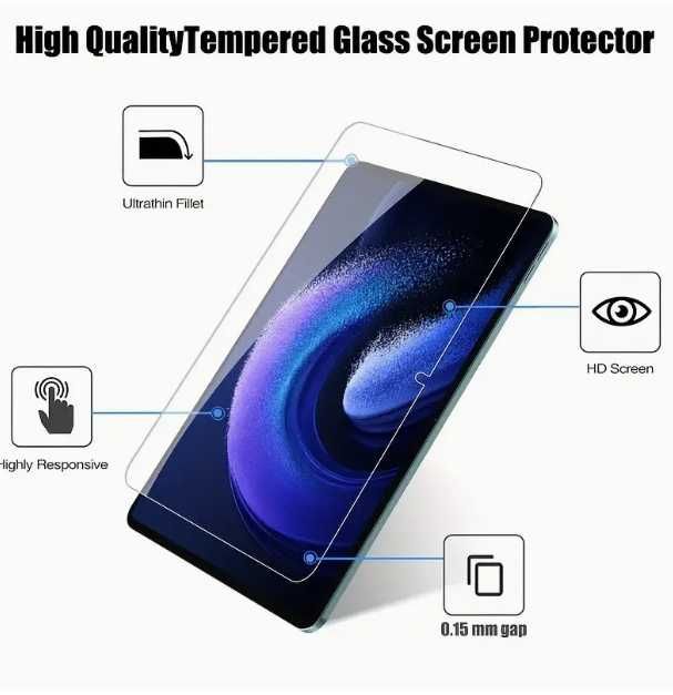 Плівка скло HD (2 шт) для Xiaomi Pad 6/5 Pro/4/3/2 10.6" Redmi 27.94cm