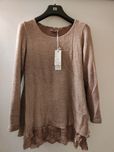 Elegancki sweter z moherem rozmiar L włoskiej firmy Dolce Ragazza