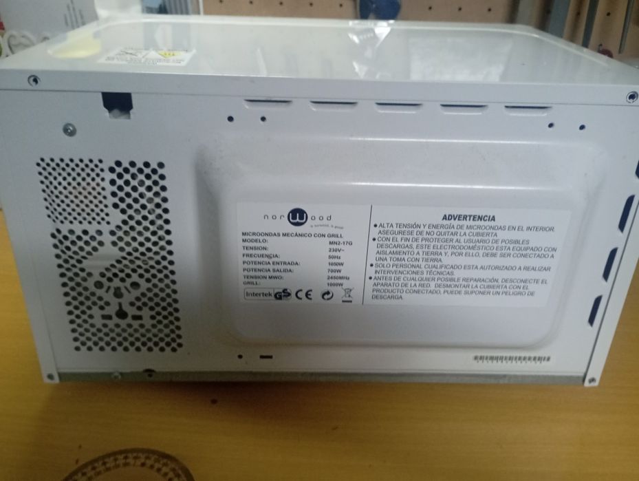 Microondas para peças