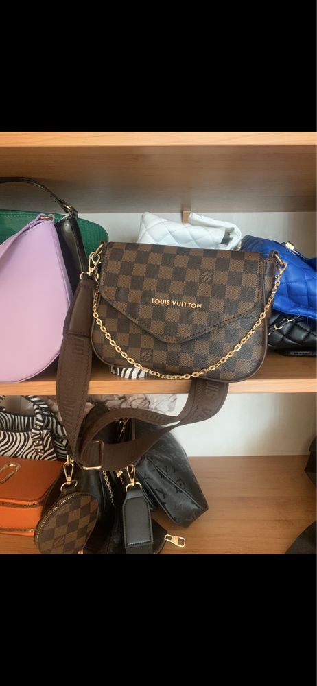 РОЗПРОДАЖА  Жіноча сумочка сумка Louis Vuitton Guess Prada