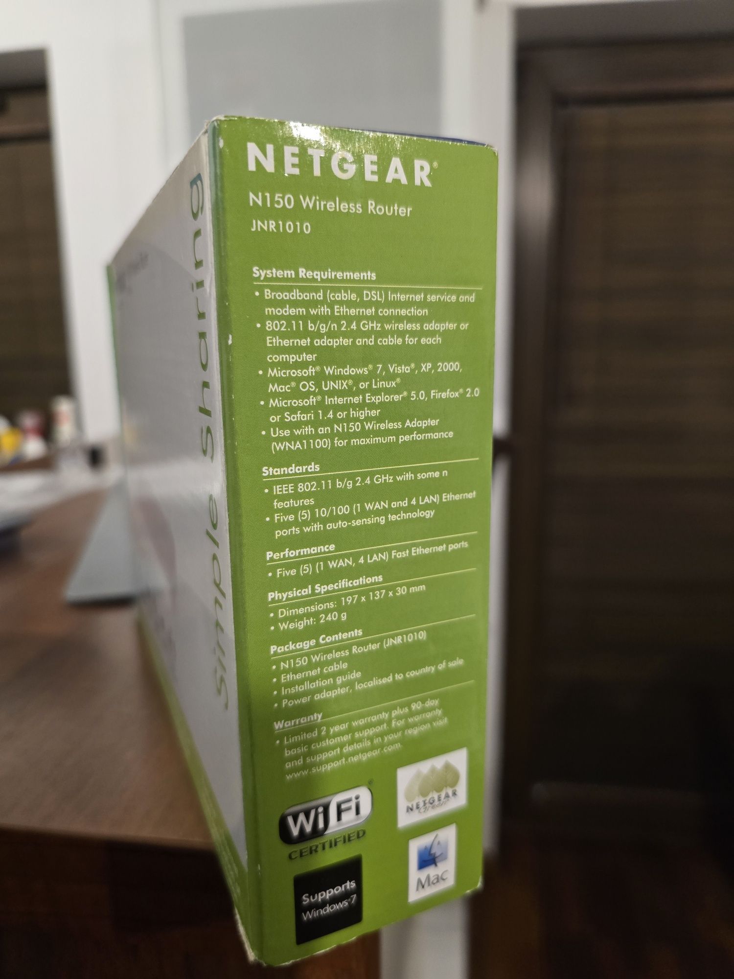 Router WIFI WI-FI Netgear N150 nowy