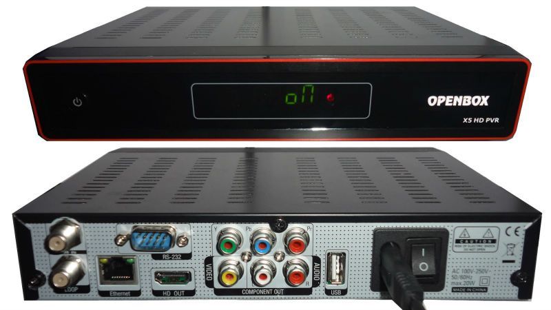 Recetor Satélite Openbox X5 full HD 1080p