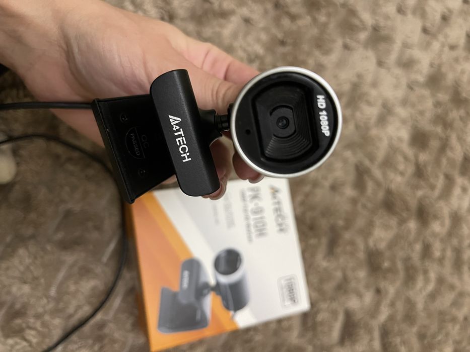 Веб-камера для комп'ютера A4tech PK-910H (Silver+Black)