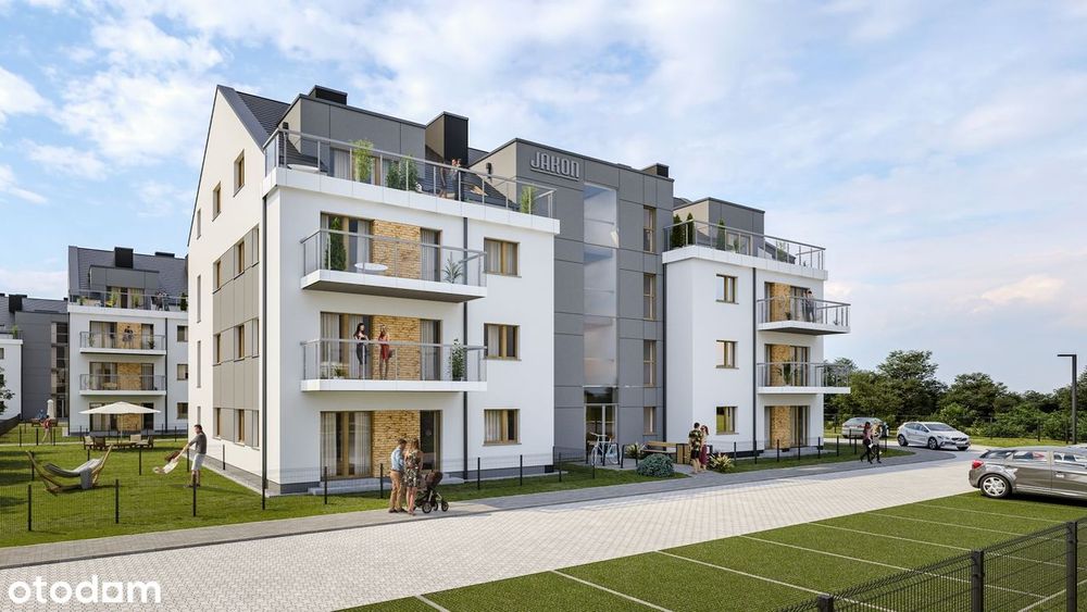 2-pokojowe mieszkanie 54m2 + balkon Bezpośrednio