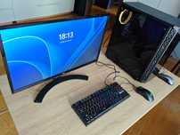 Monitor 24" IPS LG LED Full HD 24MP68VQ-P plus kabel HDMI