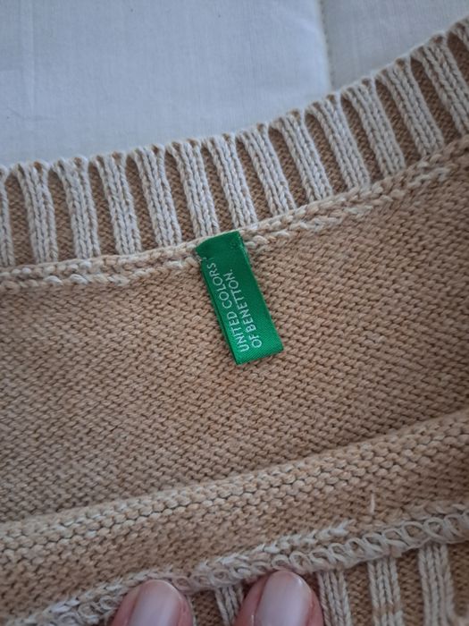 Camisola bege benetton S