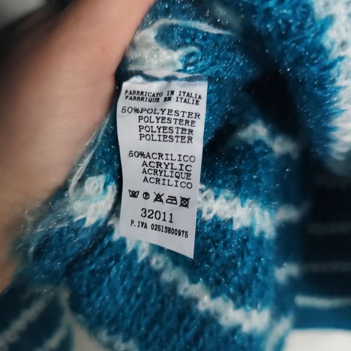 Sweter moherowy miętowy