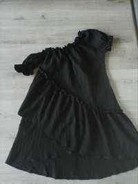 Czarna sukienka na lato hiszpanka xl