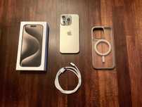iPhone 15 Pro 256GB - Stan Idealny, Naturalny Tytan