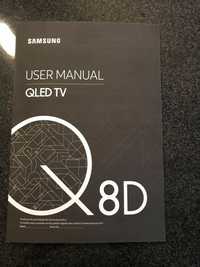 Nowe Oryginalne Instrukcje Obsługi Samsung Q8D telewizor QLED