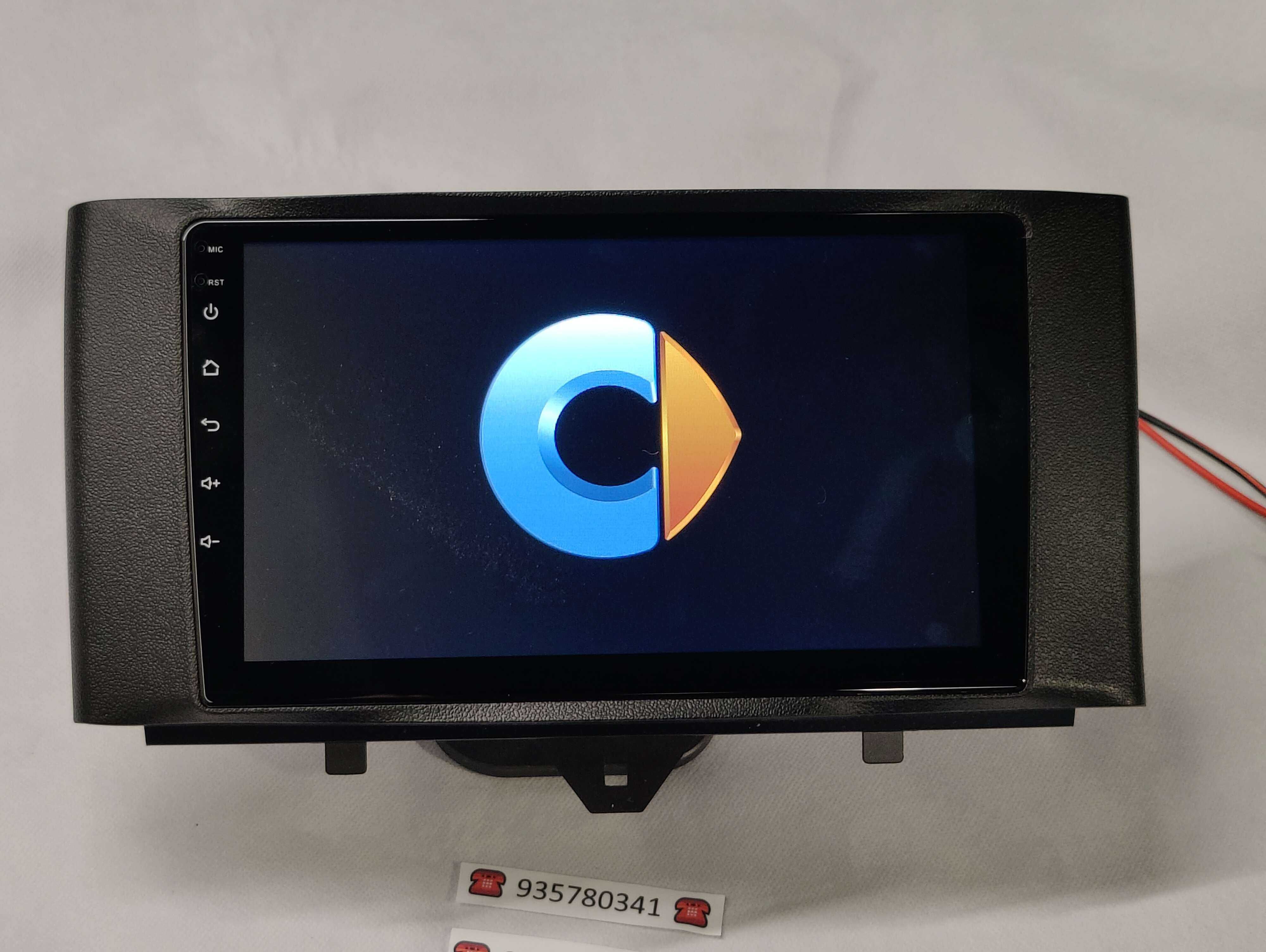 Radio 2 DIN Android para Smart Fortwo - Smart 2 - Novo Garantia