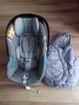 Fotelik z bazą - Cybex Aton M + Baza M Isofix (gratis śpiworek 0+)
