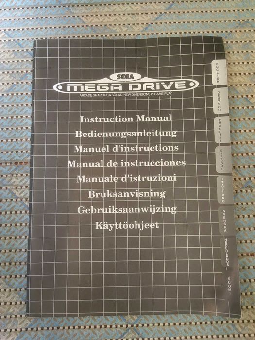 manual sega mega drive 1