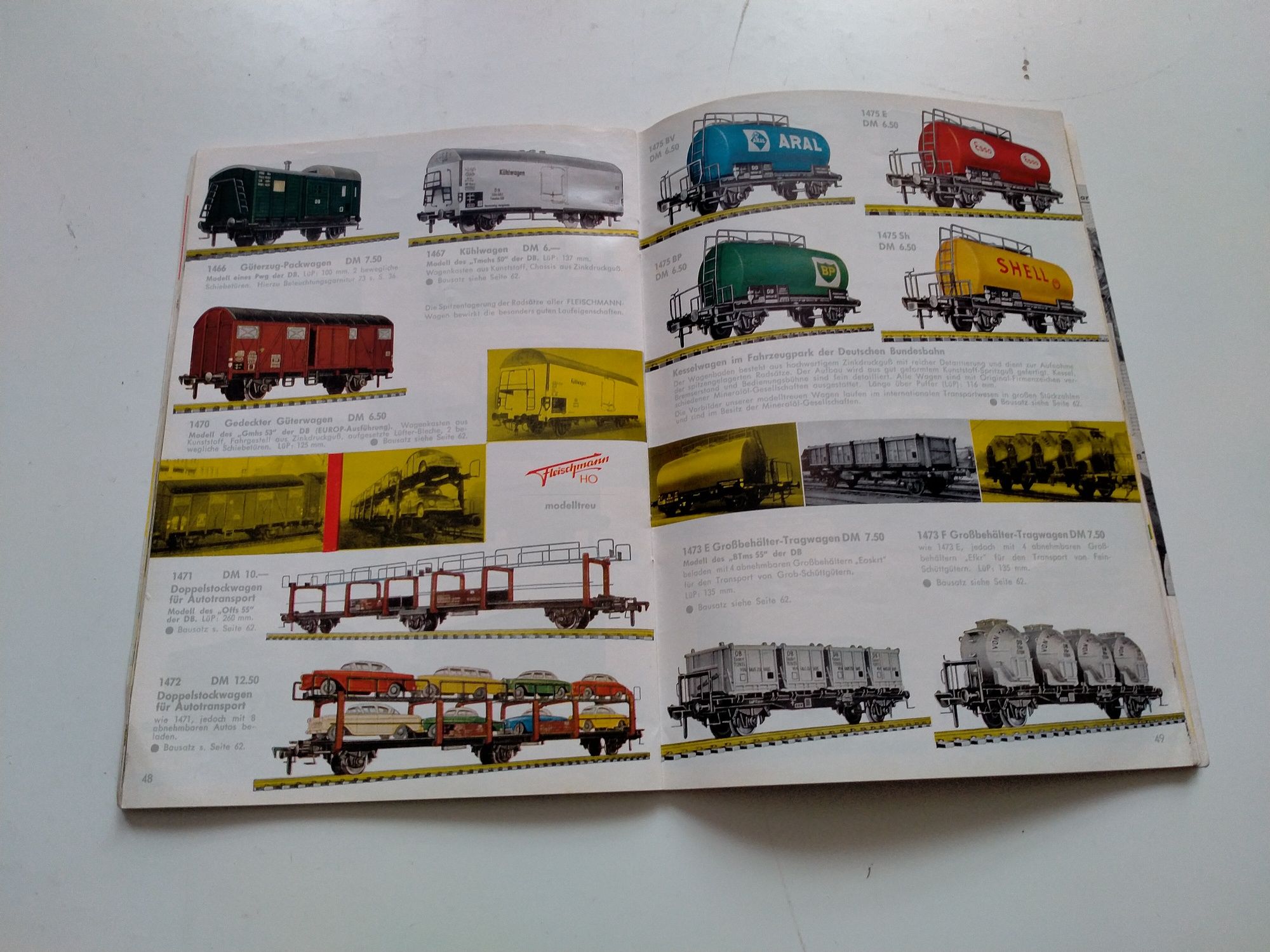 Katalog Fleischmann HO  1963-64rok