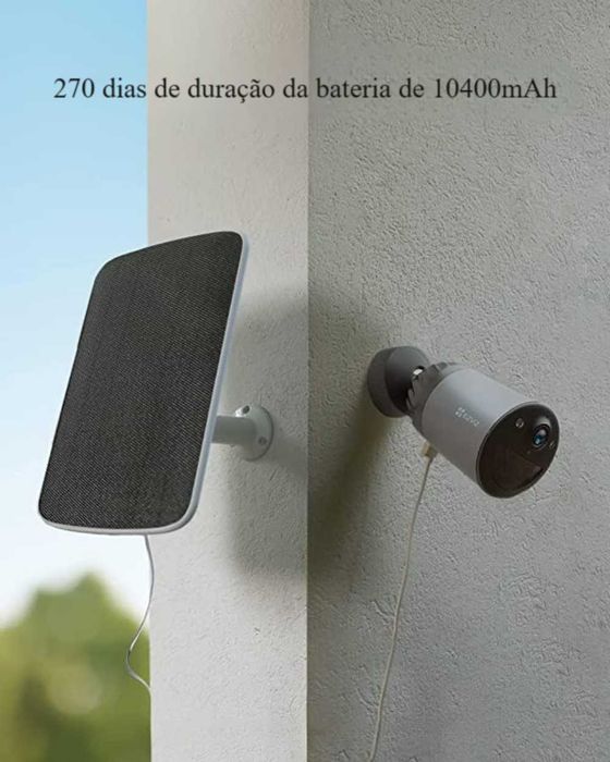 Câmara Solar Ezviz 2K+ * 32GB * 270 DIAS DE AUTONOMIA * IP66