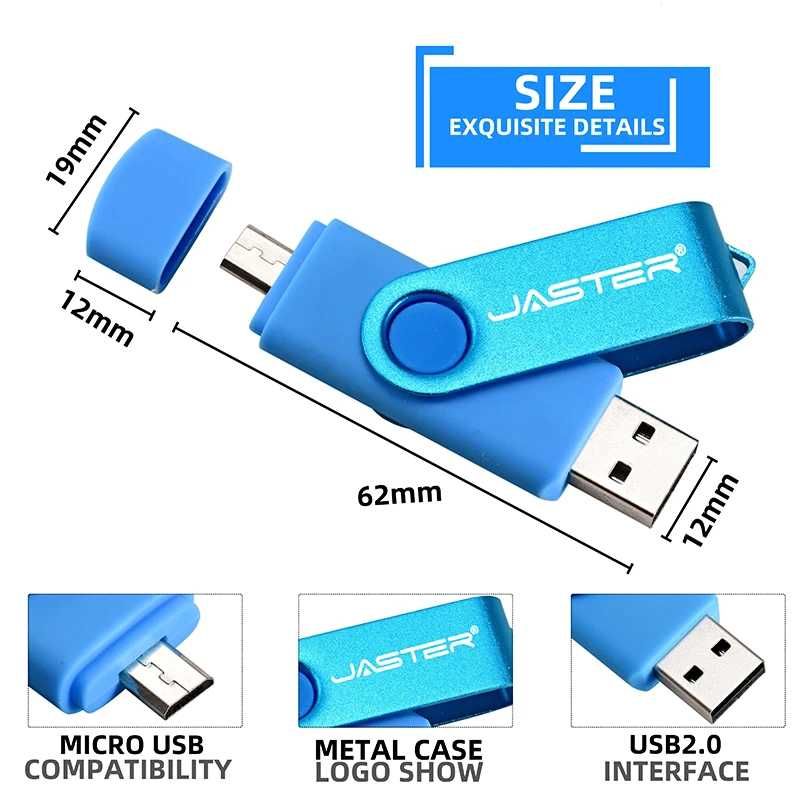 2x Pendrive 32 GB USB + micro USB + Type-C – zestaw do Androida i PC