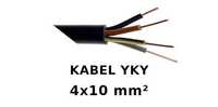 Kabel ziemny 4x10 - 40 metrów