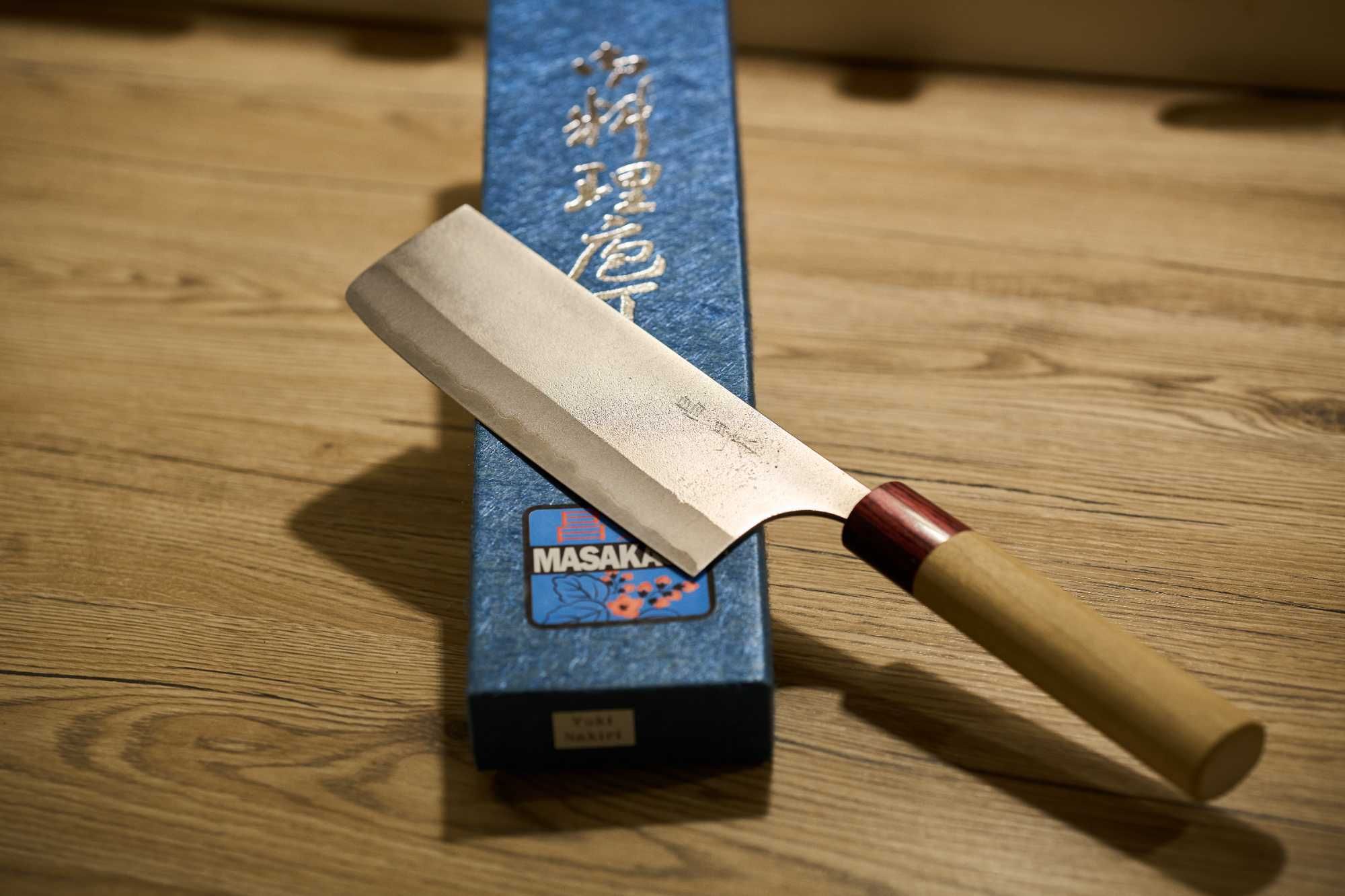 Masakage Yuki Nakiri Shirogami nóż japoński