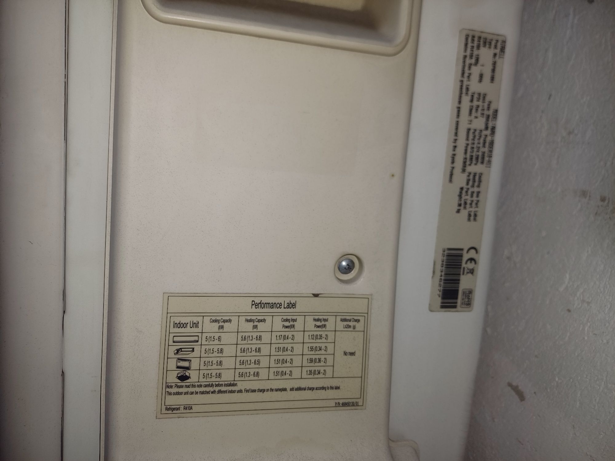 Klimatyzator Airwell uszkodzony