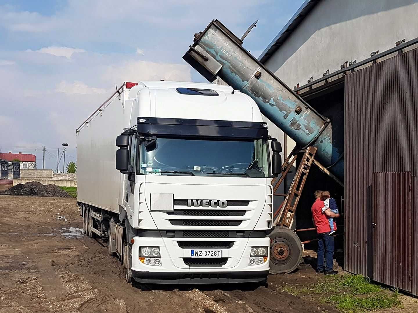 Transport Ruchoma Podłoga Walkingfloor BDO Trocina Odpady Kruszywo BDO