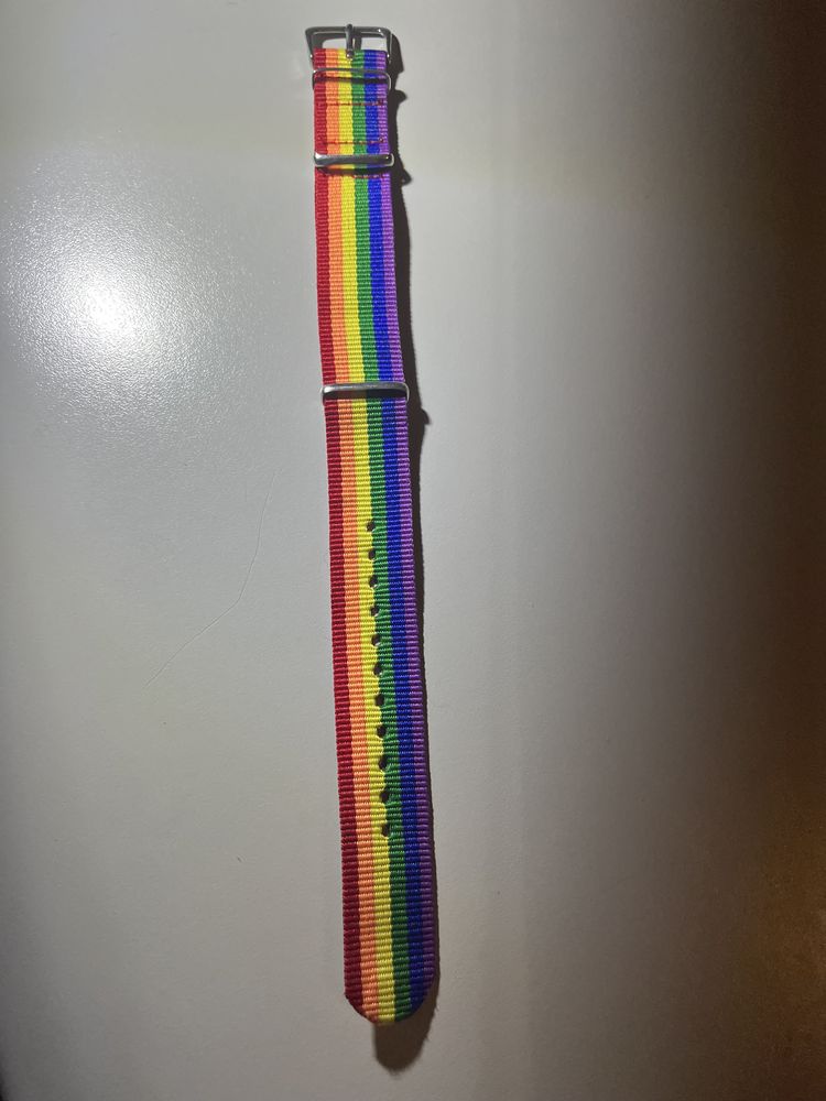 Bracelete para relogio arco iris
