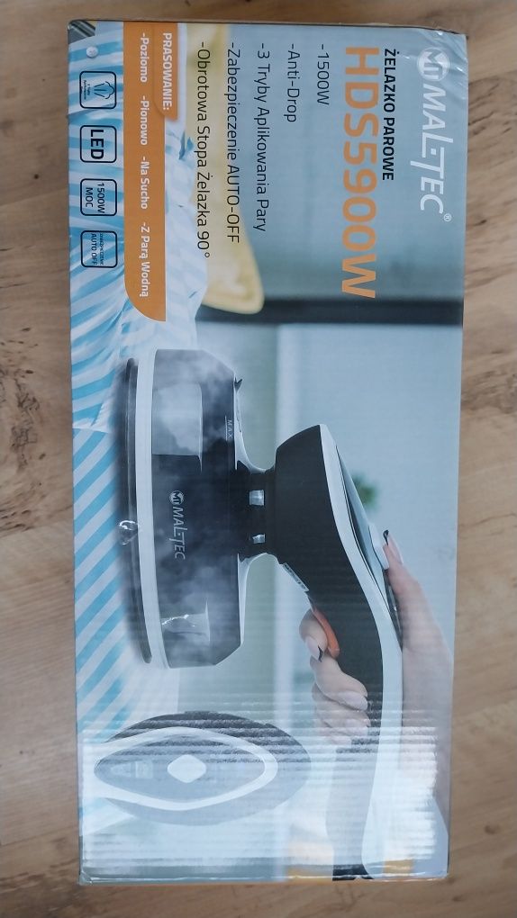 Żelazko / parownica  MalTech NOWE