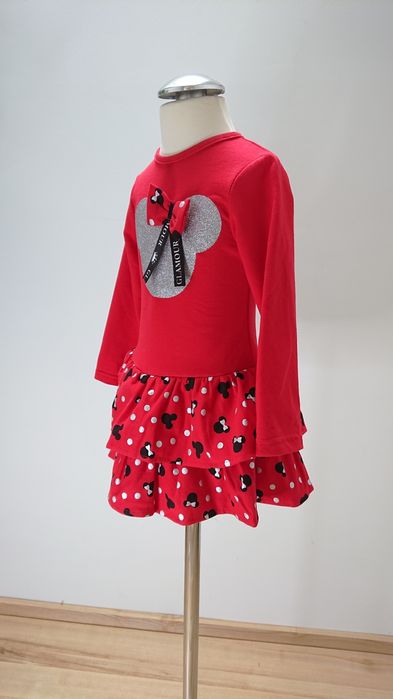 Sukienka czerwona, święta rozmiar 86 - 128