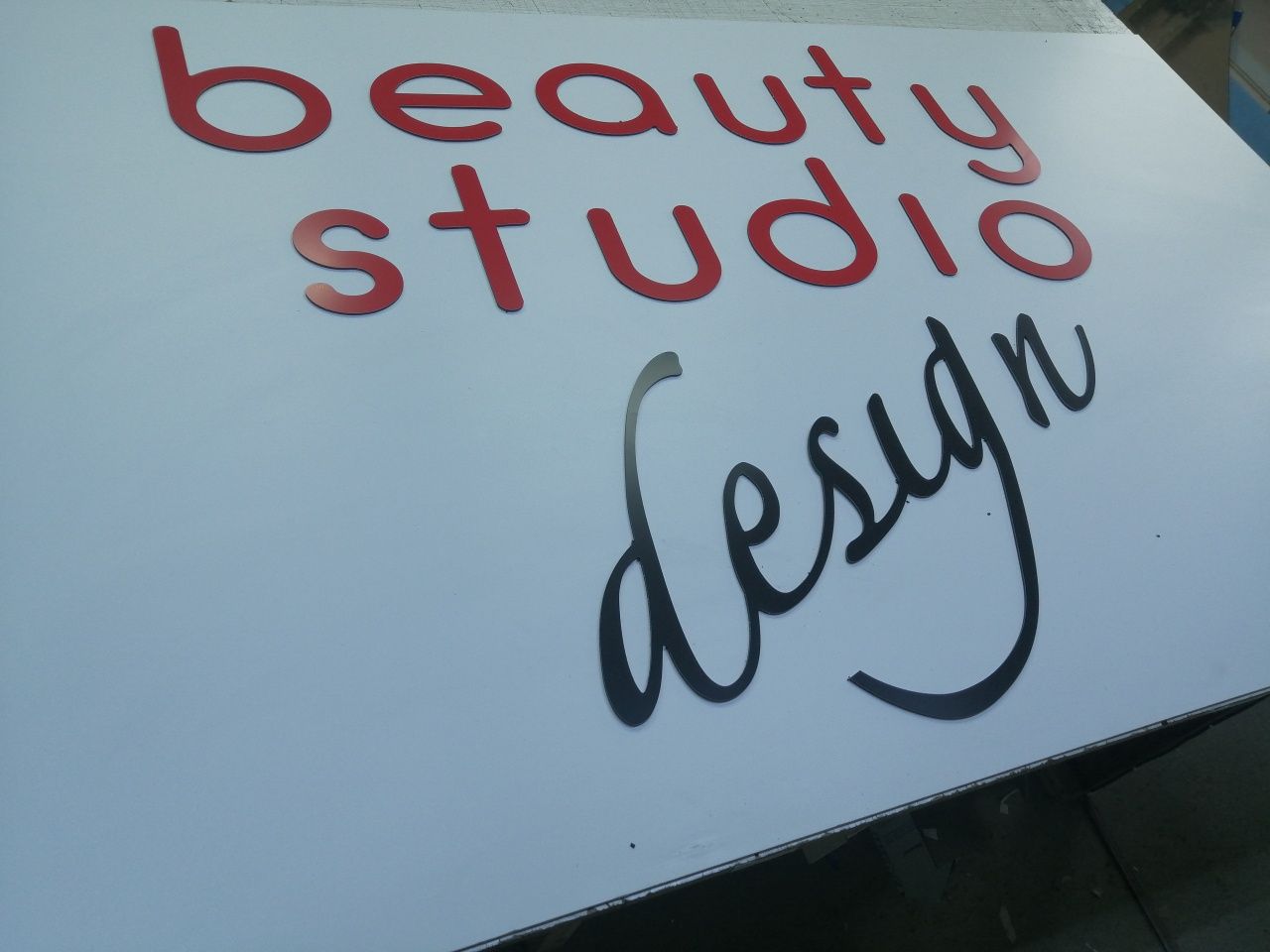 Буквы beauty studio