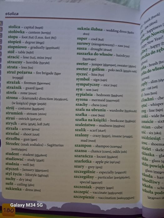 Słownik do szkoły podstawowej.