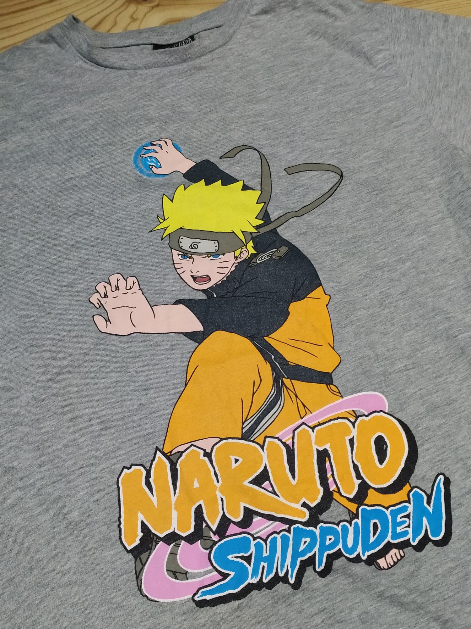 Szara Koszulka Naruto Shippuuden Sasuke Kakashi Sakura