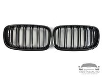Ноздри на BMW X5 E70 / X6 E71  Решетка радиатора черные глянцевые