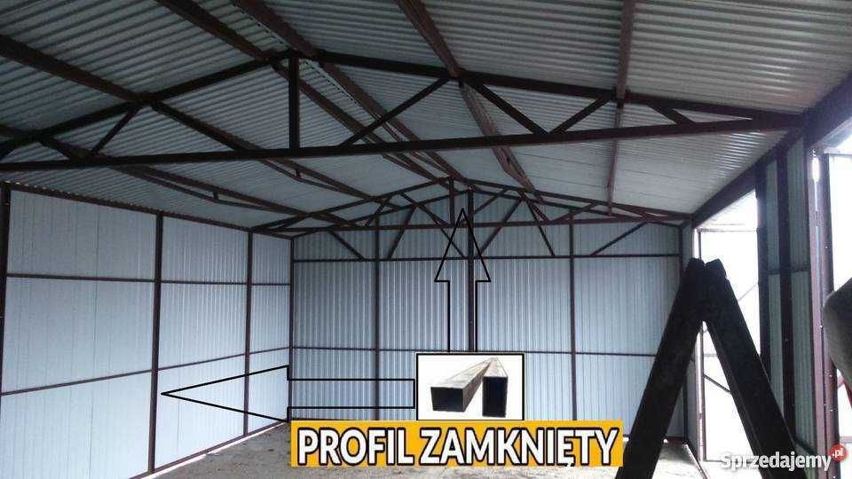 Garaż blaszany 6x6 Dwuspadowy  Producent Montaż GRATIS!!!