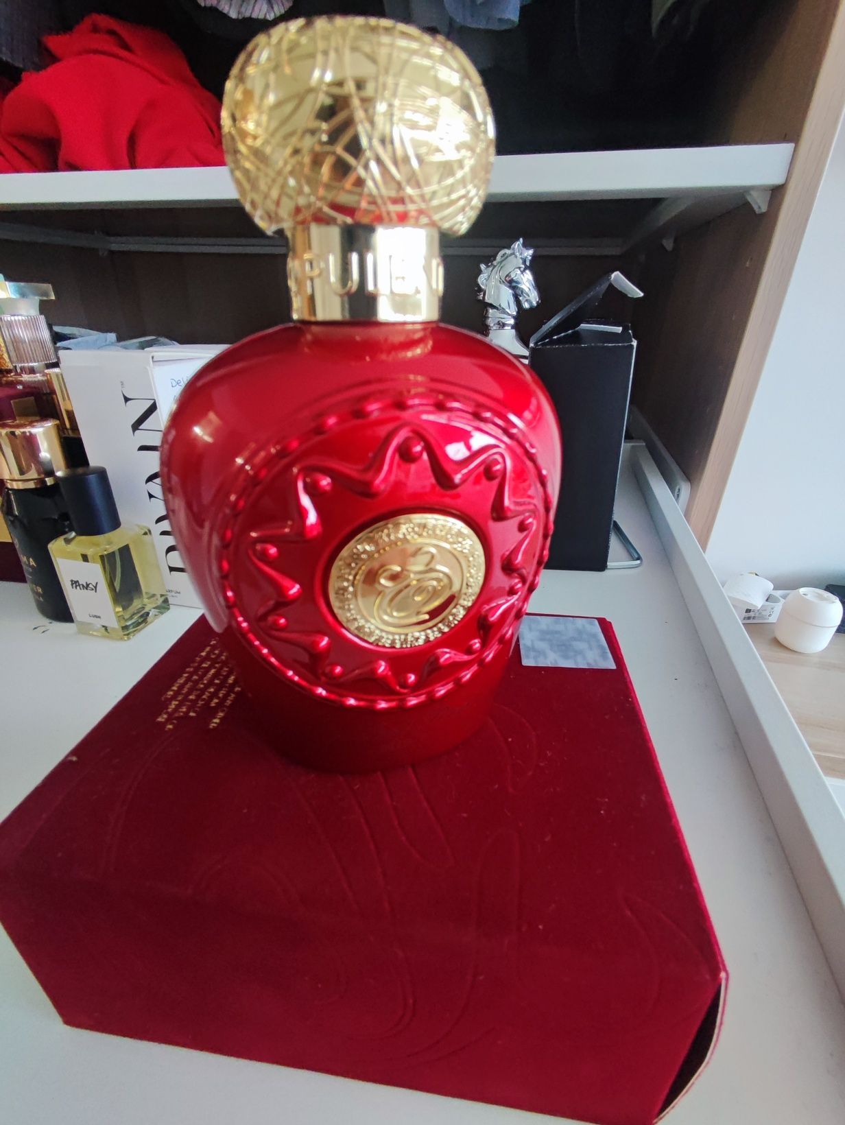 Perfume Árabe Homem Mulher Unissexo Opulent Red de Lattafa