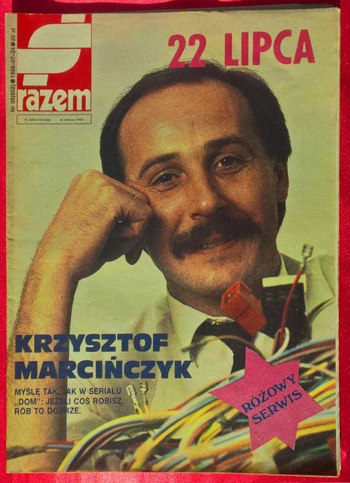 RAZEM czasopismo TYGODNIK MAGAZYN 1988 różne numery