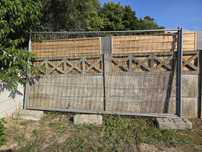 Ogrodzenie tymczasowe + stopy betonowe