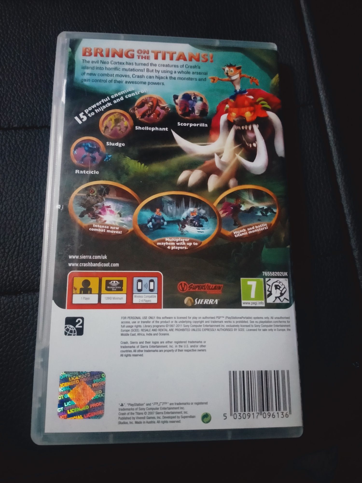 PSP Crash of The Titans