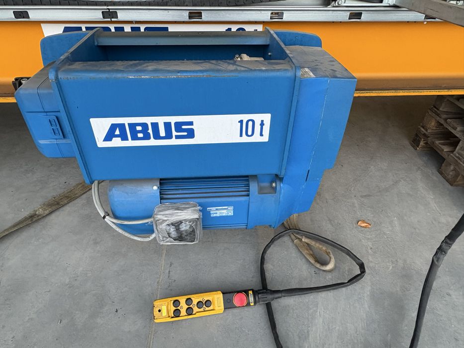 Suwnica Abus 10t 2013r dźwig żuraw super stan + torowisko