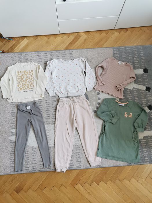Zara Paka zestaw ubranek dla dziewczynki 110-116 H&M 5 10 15