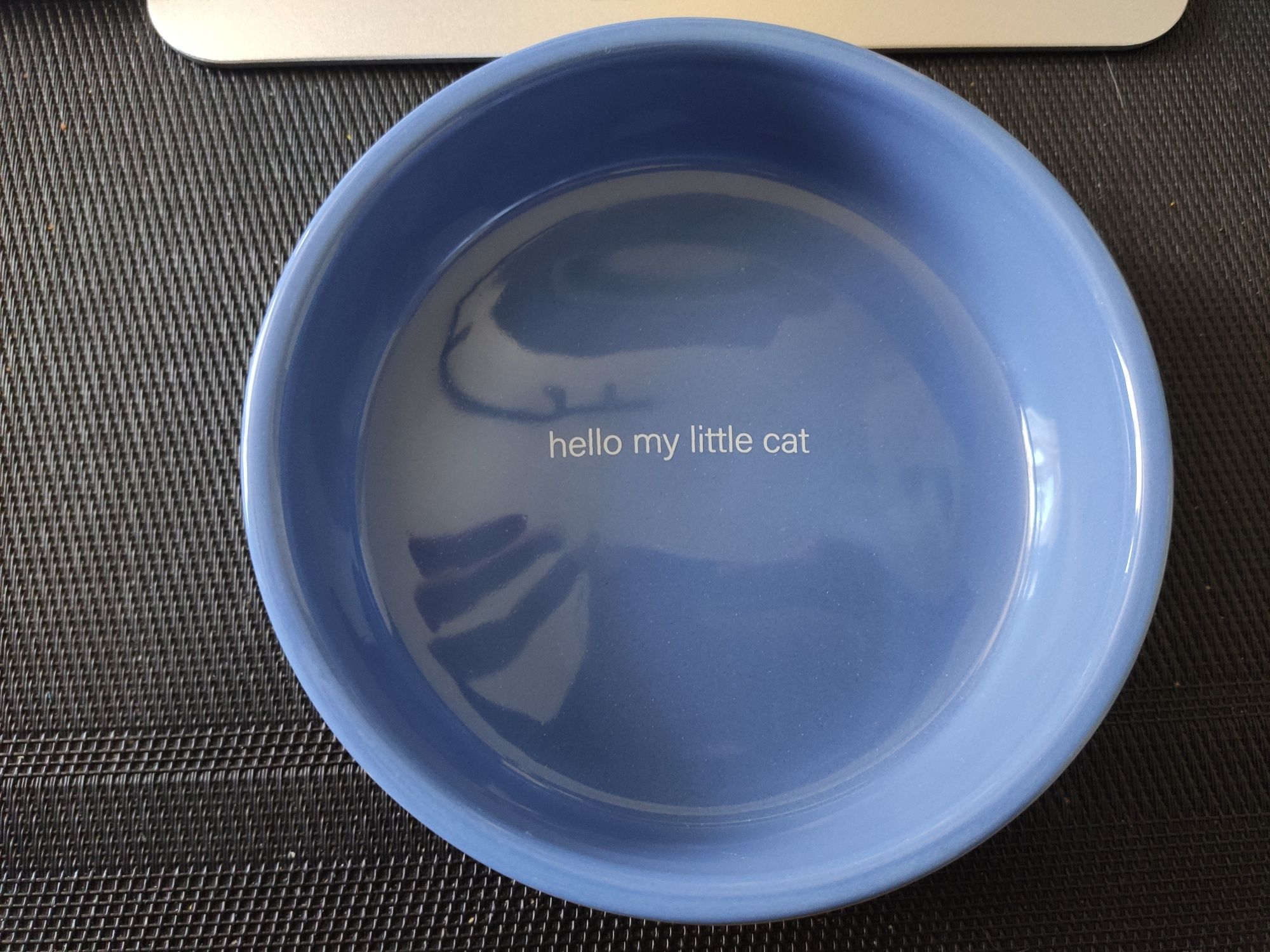 Миска / мисочка для кота / кішки / Trixie 'hello my little cat' / Blue