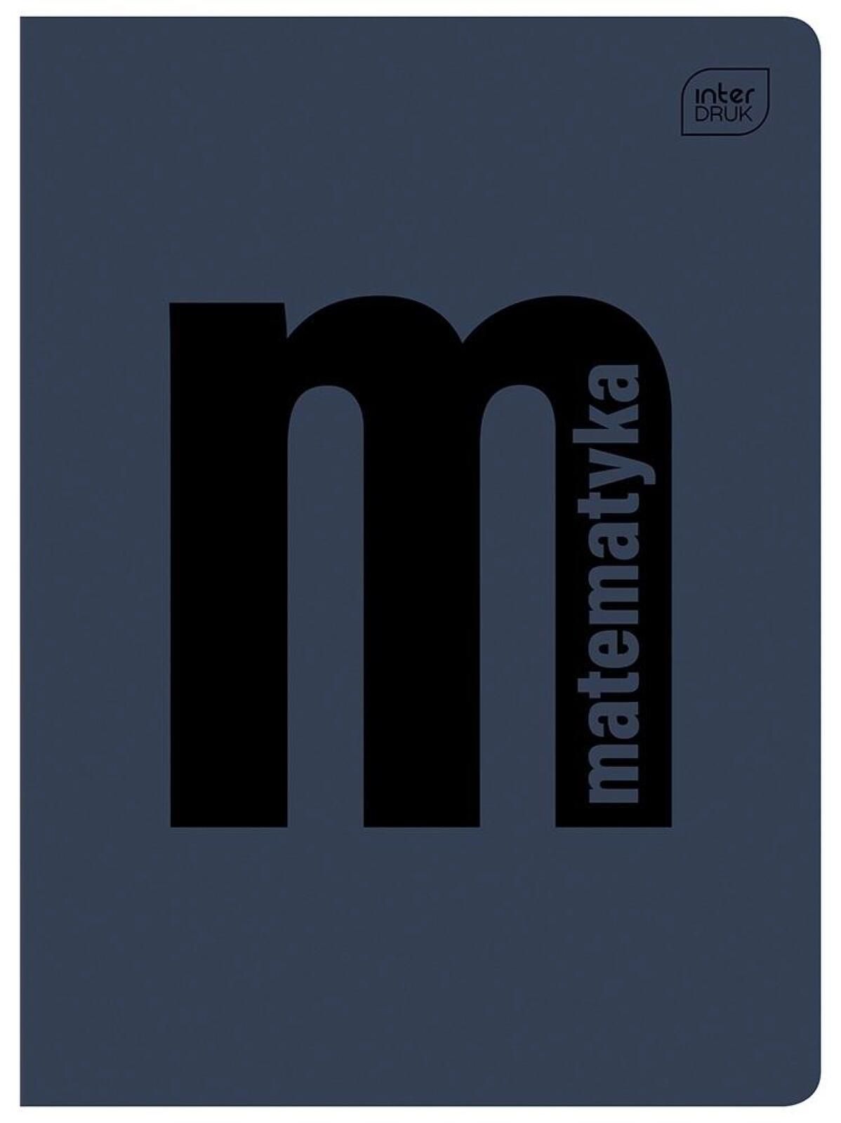 Zeszyt A5/60K kratka PP Matematyka (10szt) INTERDRUK folia,