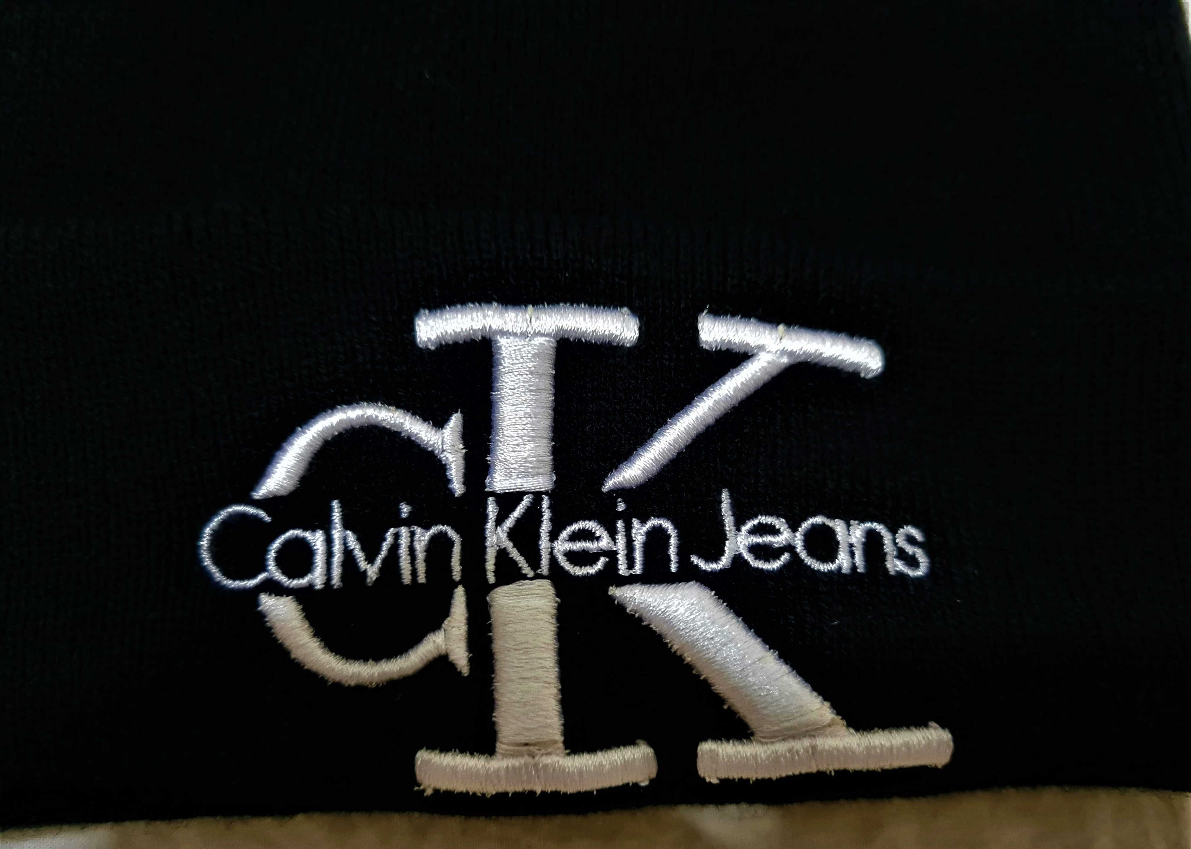 NOWA CZAPKA NA ZIMĘ Calvin Klein Jeans czarna okazja PREZENT