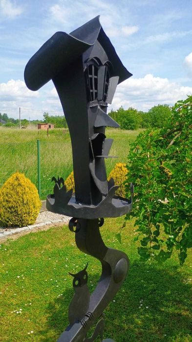 Strach ogrodowy rękodzieło