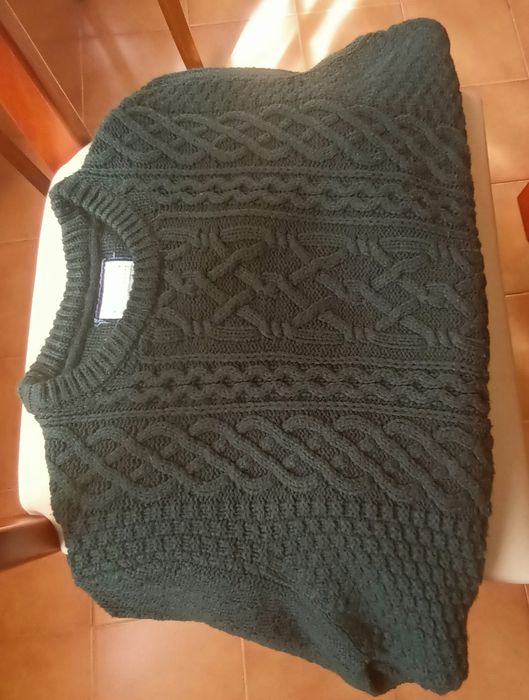 Blusa de malha verde