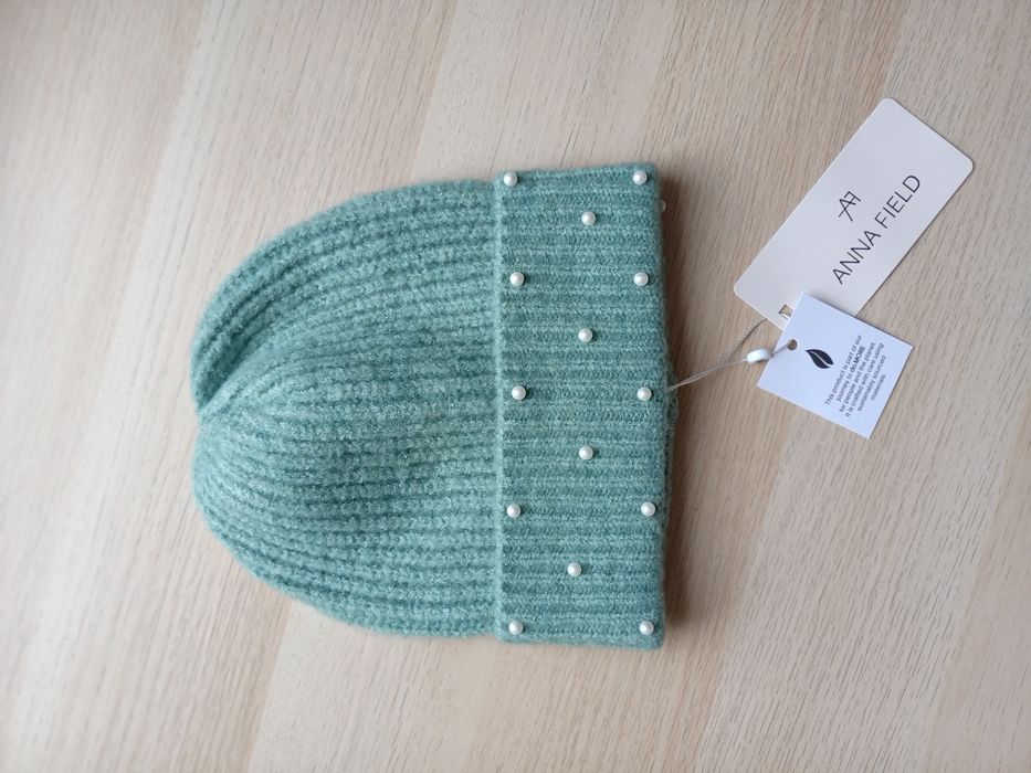 Nowa czapka Anna Field - miętowa