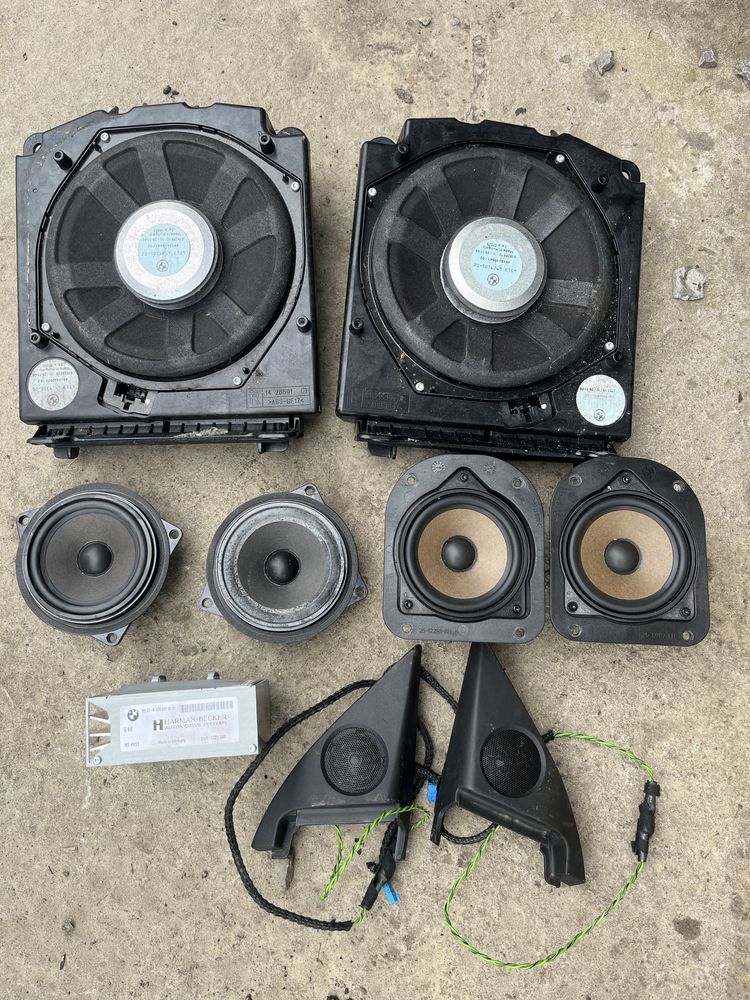Glosniki bmw e63 coupe Hi-Fi subwoofer wzmacniacz glosnik kpl