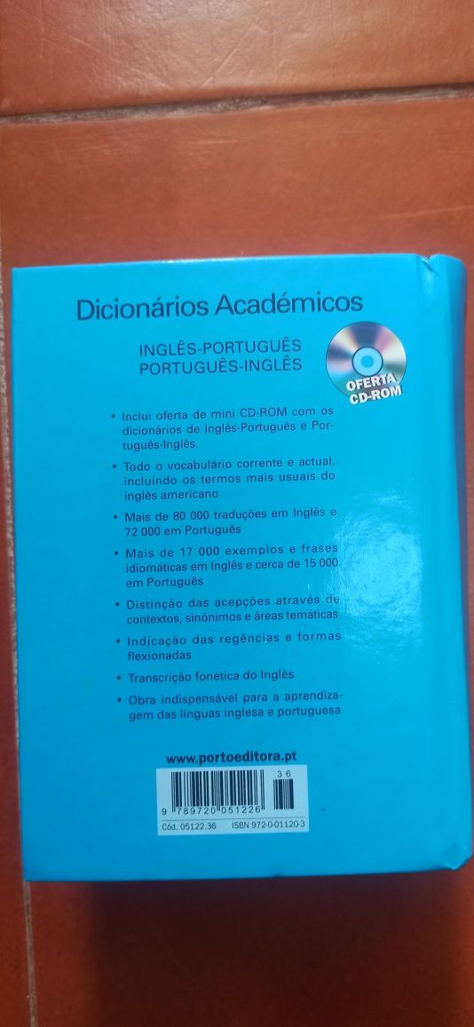 Dicionários - Português + Inglês-Port/Port-Inglês